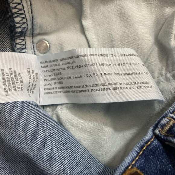 Abercrombie & Fitch Kennan Straight Jeans Mens 28x30 Dark Blue Stretch Denim - Picture 15 of 16